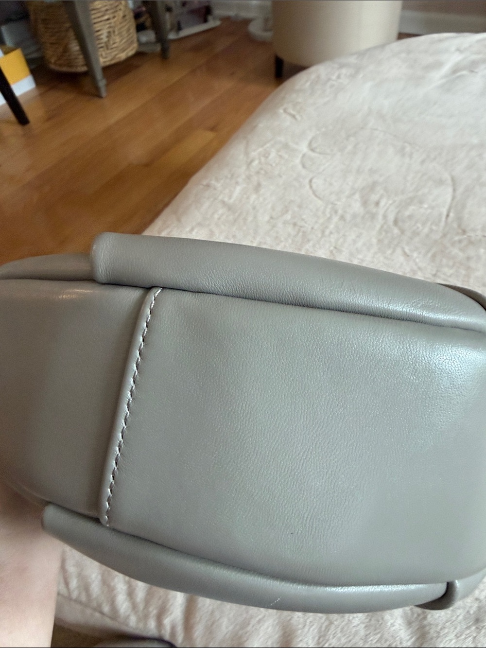 STAUD Crescent Shoulder Bag in Grey - Picture 4 of 8